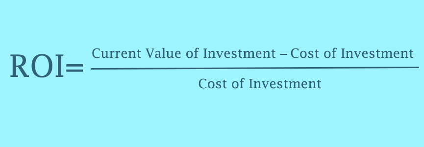 Return on Investment formula